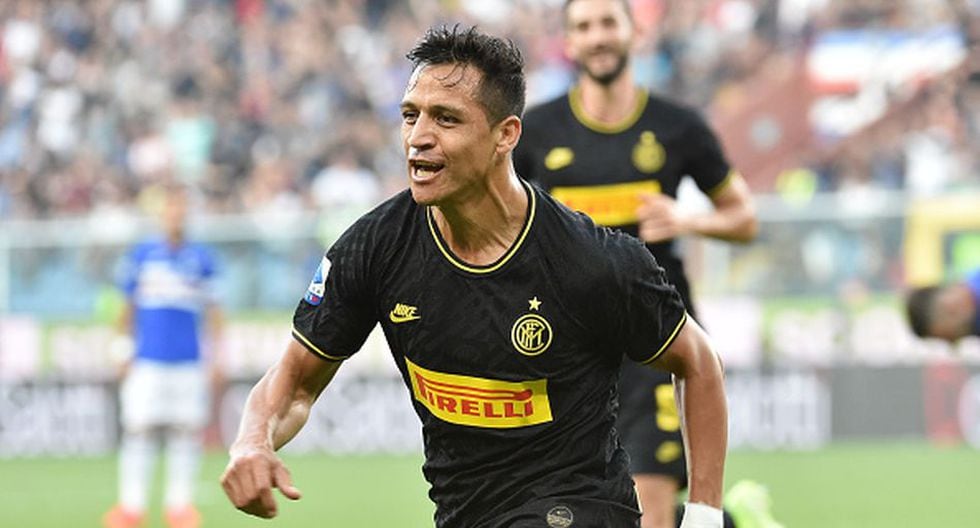 Alexis Sánchez llegó al Inter de Milán esta temporada cedido de Manchester United. (Getty)