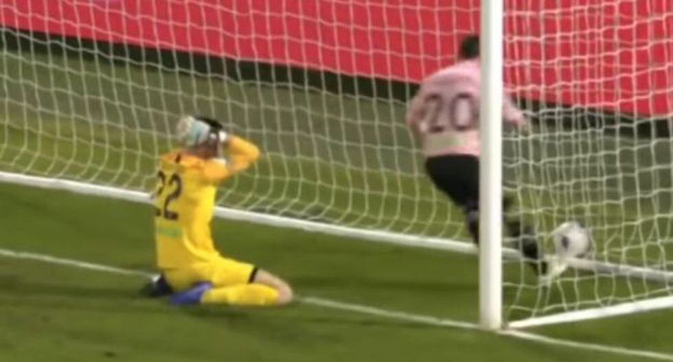 Perucchini hizo un clamoroso autogol en la Segunda División de Italia. (Captura: YouTube)