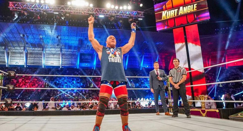 Kurt Angle se retiró de la lucha libre en WrestleMania 35. (Foto: WWE)