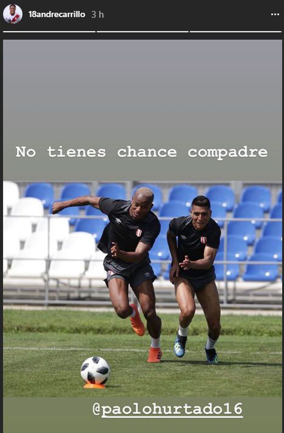 André Carrillo en Instagram.