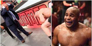 ¡Lo agarró de punto! Daniel Cormier se burló de la derrota de Brock Lesnar en WWE