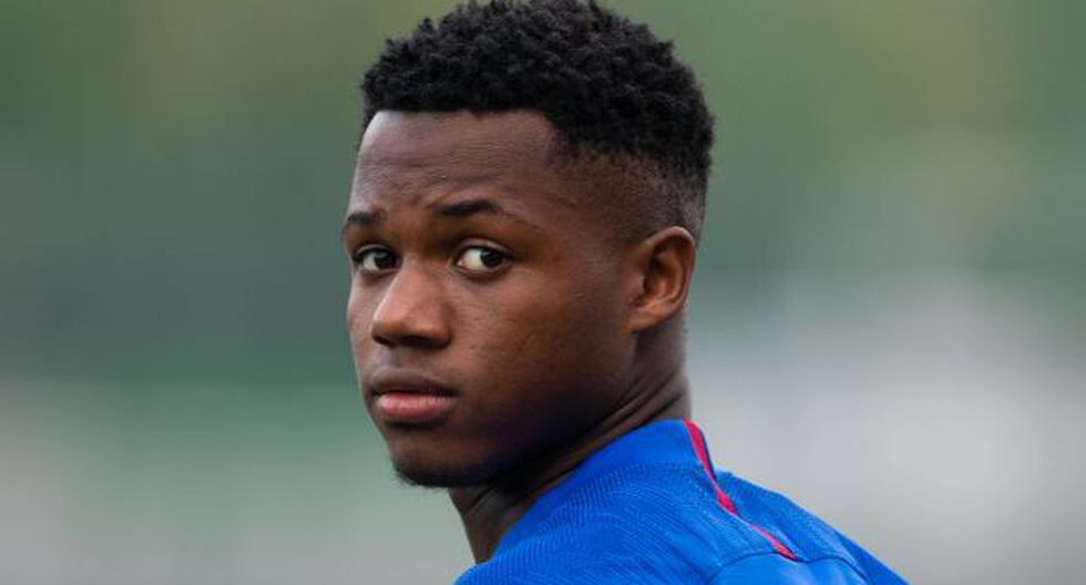 Ansu Fati tiene dos goles con el Barcelona en la presente edición de la liga española. (Foto: AFP)