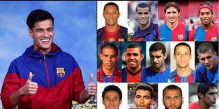 De Fausto Dos Santos a Coutinho: los 33 brasileños que jugaron en el Barcelona