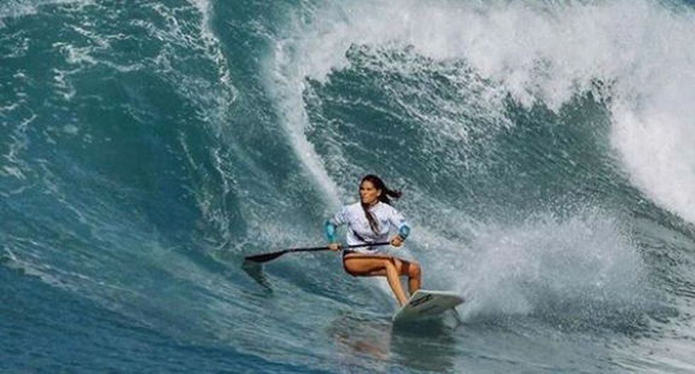 Clasificó a Lima 2019 al ganar la medalla de plata en el Panamericano de Surf 2018 y ser la mejor peruana. (Vania Torres)