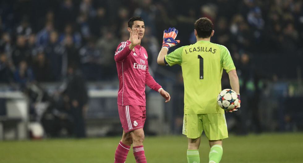 Iker Casillas y Cristiano Ronaldo coincidieron por varias temporadas en el Real Madrid. (Foto: AFP)