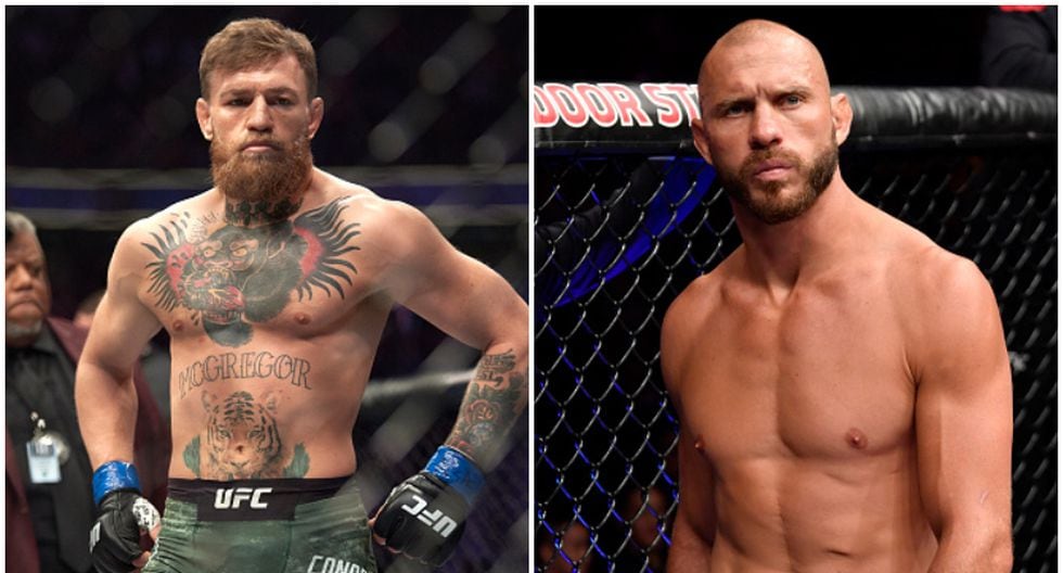 Conor McGregor enfrentaría a Donald Cerrone por el título interino de peso ligero. (Getty)