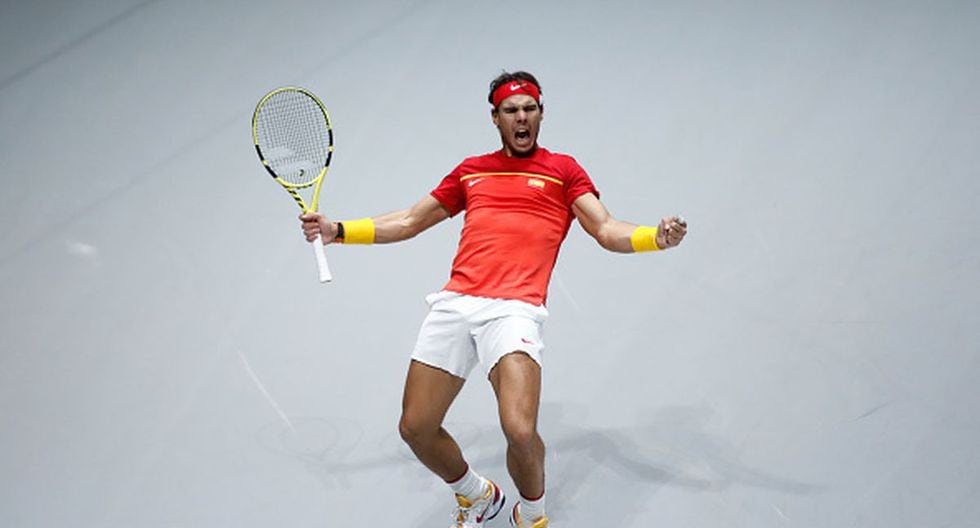 Rafael Nadal, actual número uno del mundo, celebrando la victoria española en la Copa Davis. (Foto: Getty Images)