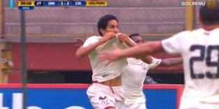 ¡Alegría popular! Axel Chávez puso el tercero, tras error de Lobatón, y el Monumental explotó
