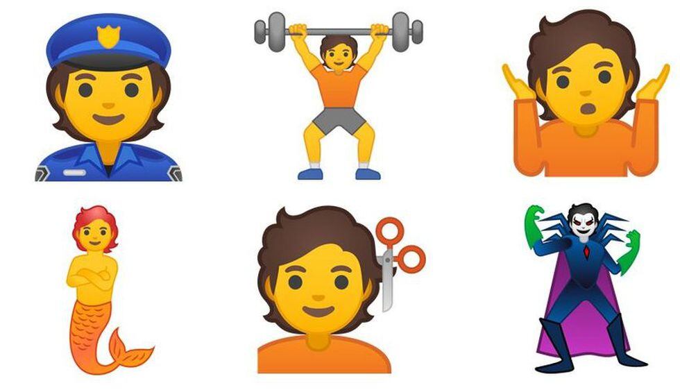 Aquí te dejamos algunos de los nuevos diseños que estarán disponible en Google y Apple. (Foto: Unicode)