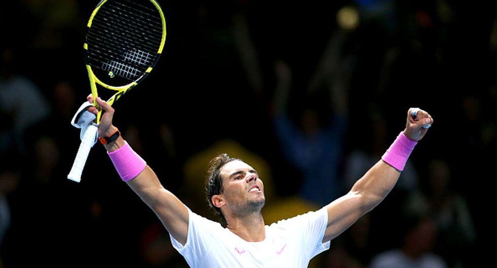 Nadal derrota a Medvedev en el Torneo de Maestros de Londres. (Getty)
