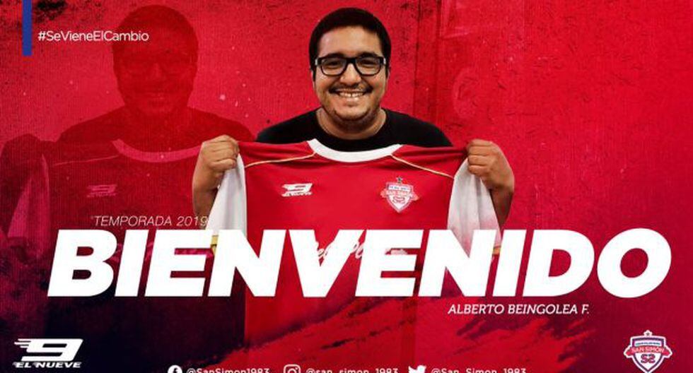 Alberto Beingolea dirigirá a San Simón. (Captura: Twitter)