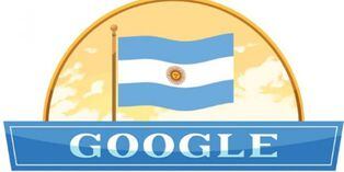 Google festeja con este doodle el Día de la Independencia de Argentina