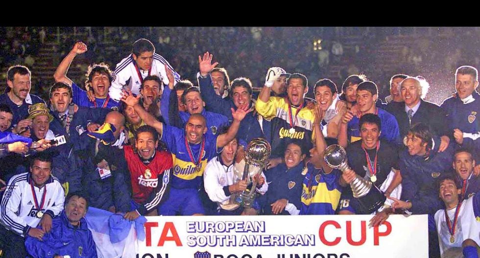 Boca Juniors revelan inédita foto de Riquelme y Palermo tras vencer al Real Madrid Resto del Boca Juniors revelan inédita foto de Riquelme y Palermo tras vencer al Real Madrid Resto del