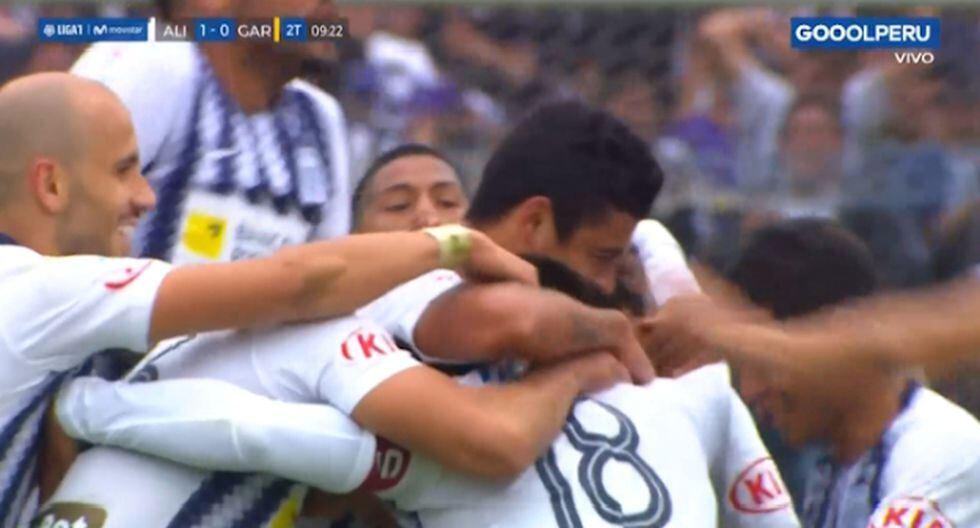 Beltrán marcó el primer gol en el Alianza Lima vs. Real Garcilaso. (Captura)