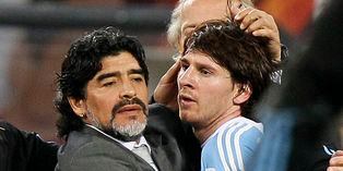 ¡'BOM BA ZO'! Maradona le pidió a Messi que renuncie a la Selección de Argentina