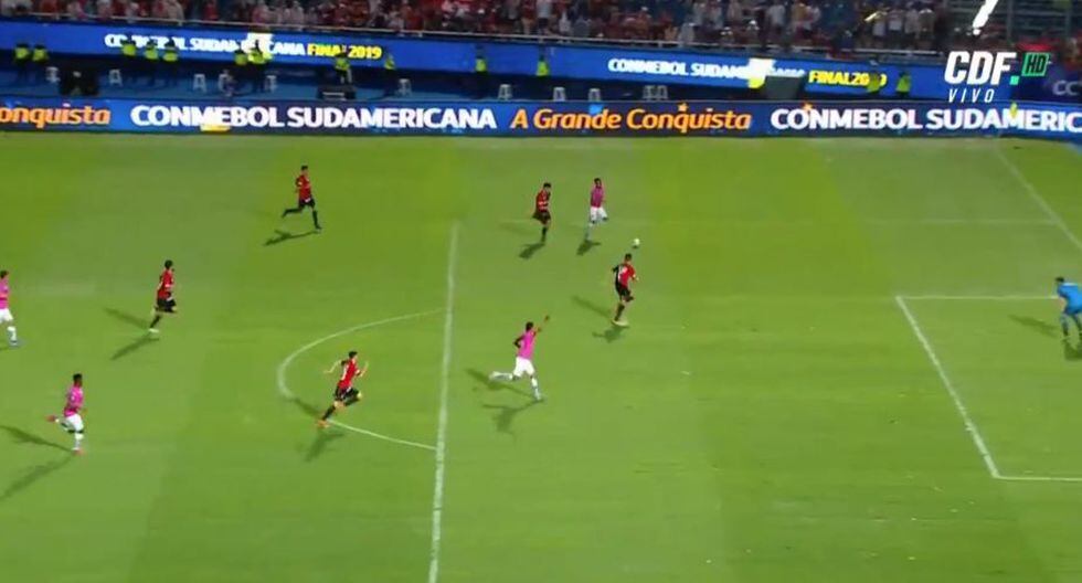 El gol de Sánchez para el 2-0 de Independiente del Valle ante Colón. (CDF Premium)