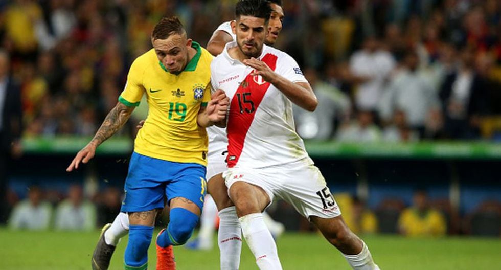 Roberto Tobar explicó penal cobrado a favor de Brasil en la final de la Copa América. (Foto: Getty IMages)