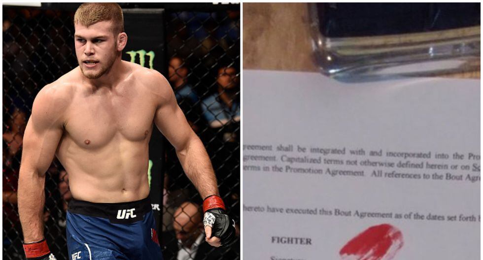 Jake Matthews registra un récord de 15-4 de peleador profesional. (Getty Images)