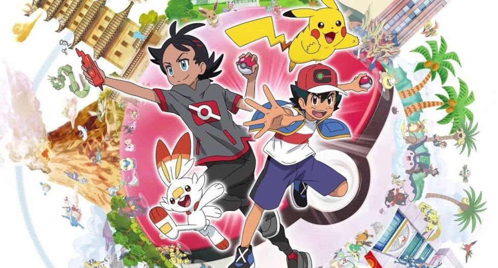 Ash y Gou en el nuevo afiche de Pokémon