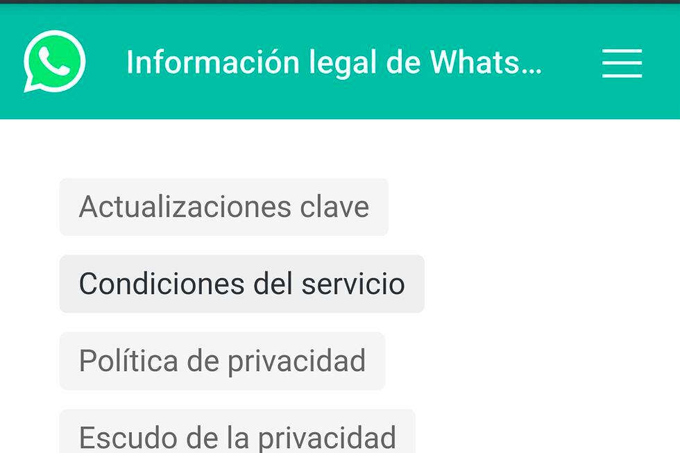 Estas son algunas razones por las que te pueden clausurar la cuenta de WhatsApp. (Foto: Captura)