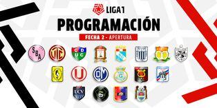 Liga 1: así se jugará la Fecha 2 del Torneo Apertura