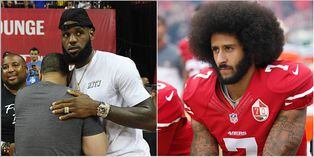 Unen fuerzas: LeBron James respaldó a Colin Kaepernick tras polémica campaña de Nike Unen fuerzas: LeBron James respaldó a Colin Kaepernick tras polémica campaña de Nike