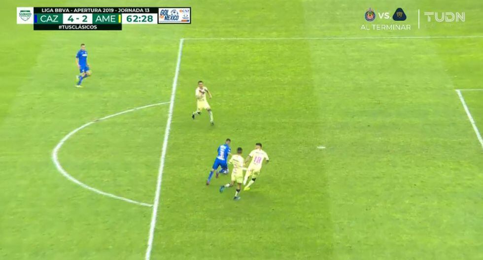 Asistencia de José Corona y otro golazo de Cruz Azul ante América. (Twitter)