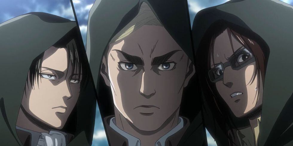 Levi en el capítulo 13 de la temporada 3 de Attack on Titan es uno de los pocos que salta a la acción casi de inmediato (Foto: NHK)