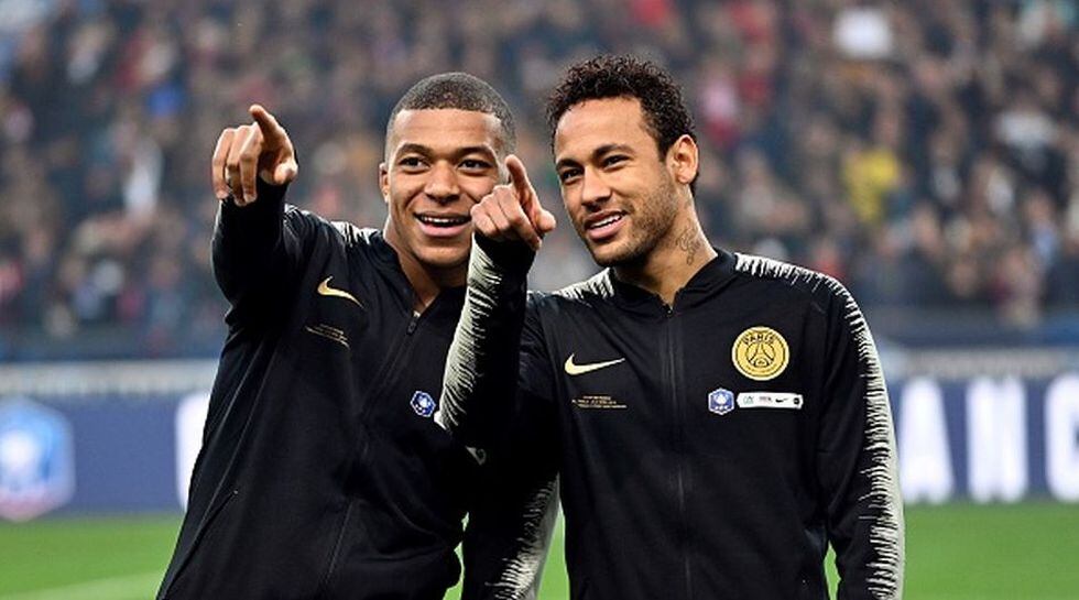 Mbappé y Neymar llegaron al PSG en la temporada 2017/18. (Getty)