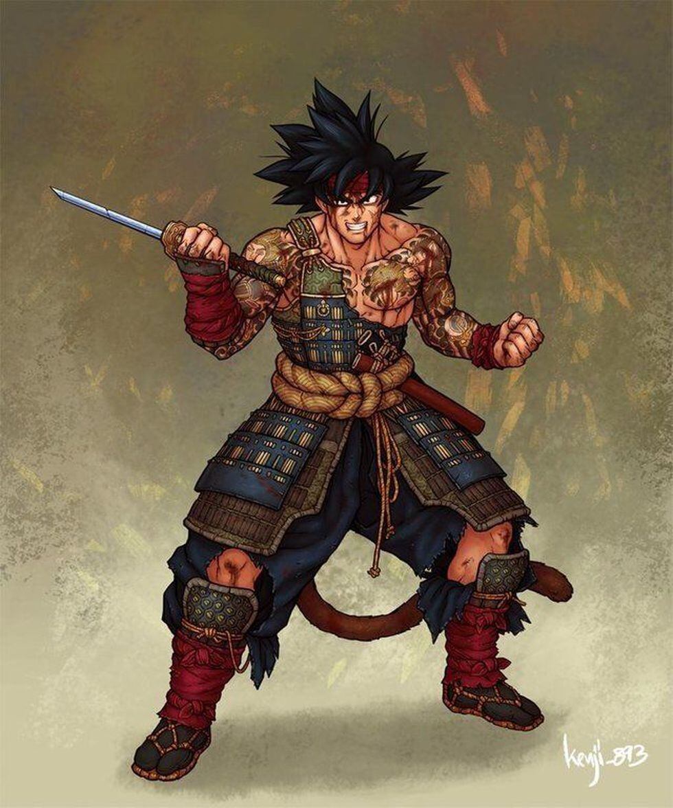 Bardock estilo samurai