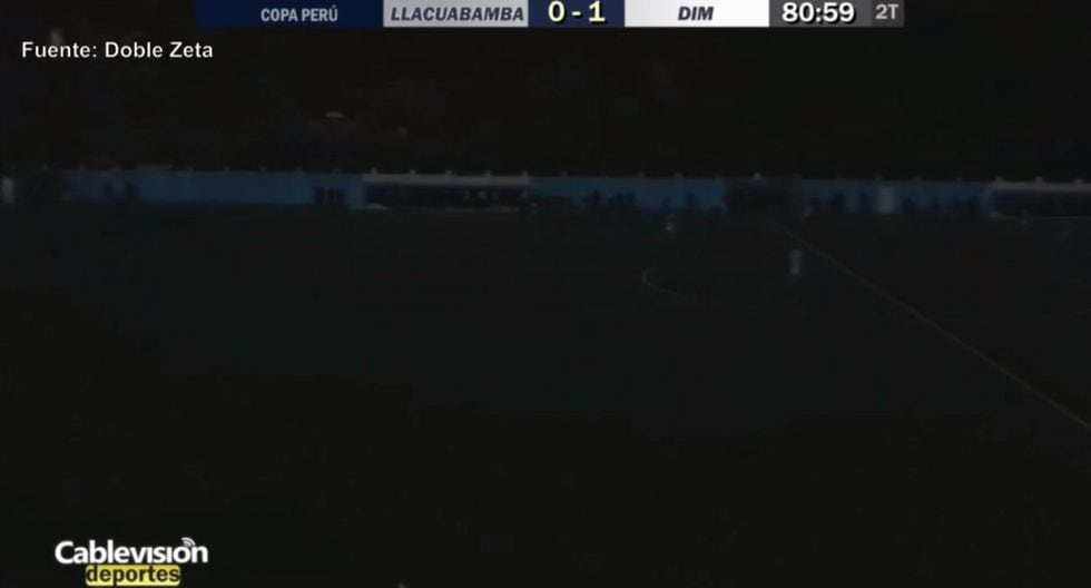 Así se jugó el partido en la Copa Perú. (Video: Cablevisión TV)
