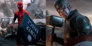 "Avengers: Endgame": ¡parecidos razonables! Spider-Man y Capitán América compartieron épica escena