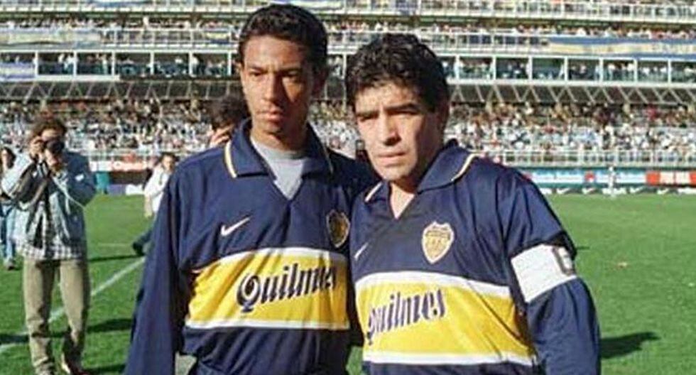 Nolberto Solano jugó al lado de Diego Maradona. (Internet)