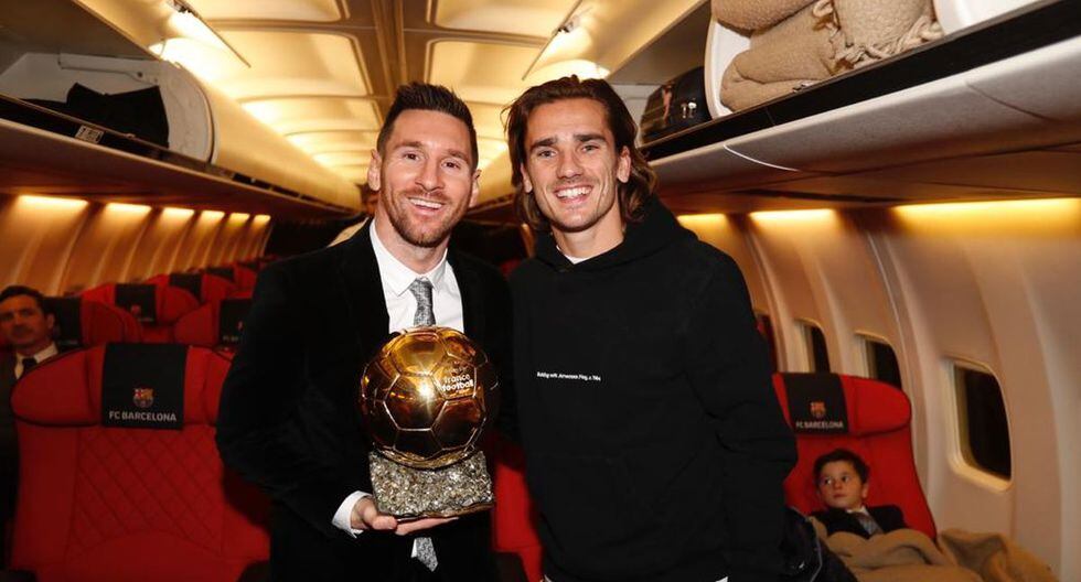 Griezmann y Messi muestran cada vez más química dentro y fuera de la cancha. (@AntoGriezmann)