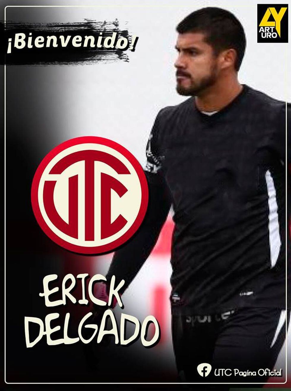 UTC anunció la contratación del arquero Erick Delgado.