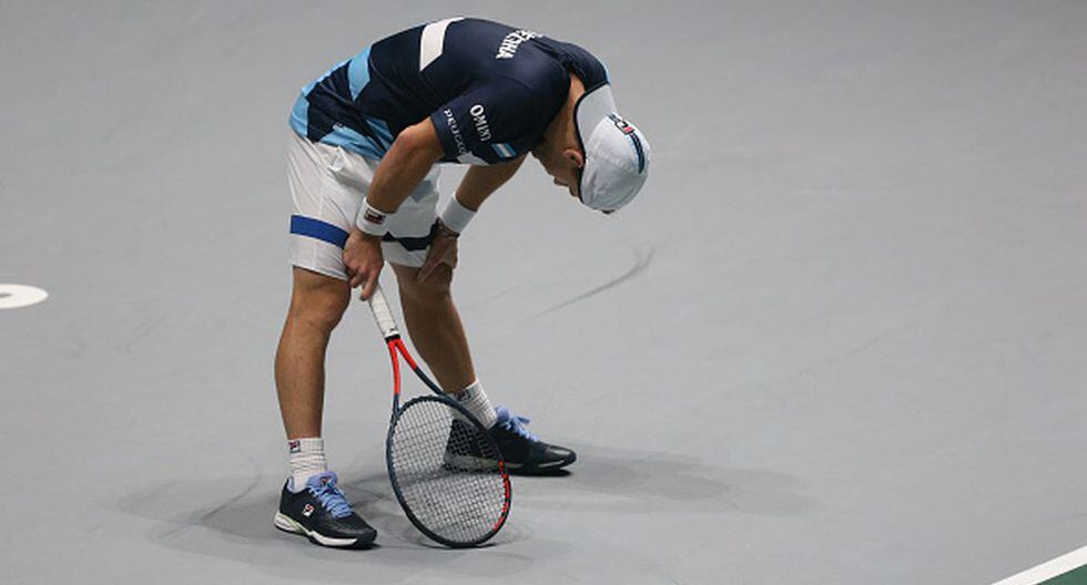 Diego Schwartzman no pudo vencer a su rival en la Copa Davis. (Foto: Getty Images)