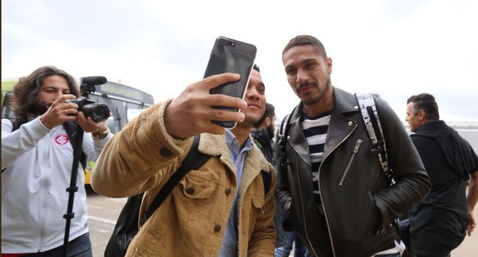 Paolo Guerrero arribó a Brasil (Foto: Internacional).