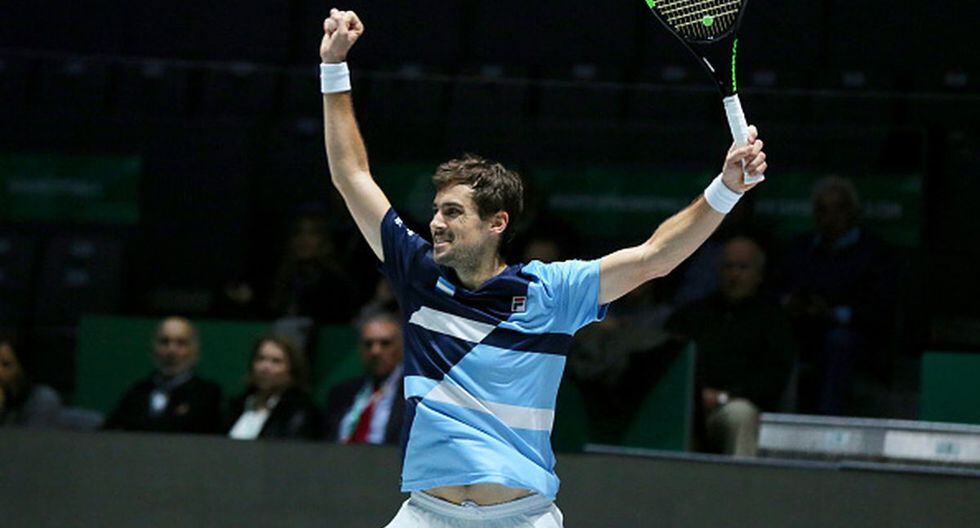 Guido Pella ganó el primer partido de Argentina en la Copa Davis 2019. (Foto: Getty Images)