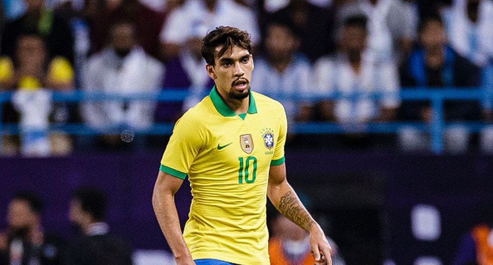 Lucas Paquetá usó la '10' en el Superclásico ante Argentina. (Getty)