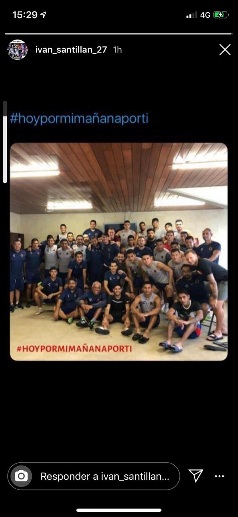 Mensaje de Ivan Santillán (Foto: Ivan Santillán/Instagram)