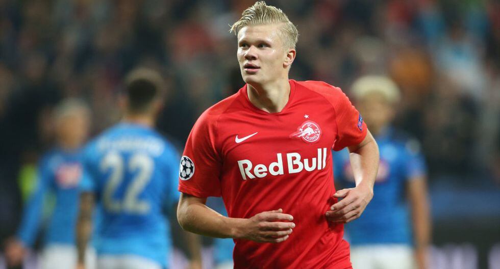 Erling Haaland debutó con RB Salzburg en la temporada 2017/18. (Getty)