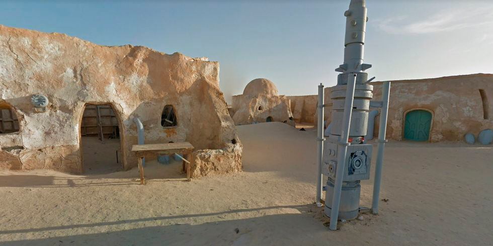Tataouine se encuentra en Túnez. En dicho lugar observamos gran cantidad de la escenografía usada en el primer capítulo de Star Wars. (Foto: Google)