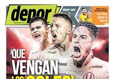 ¡Qué vengan los goles!