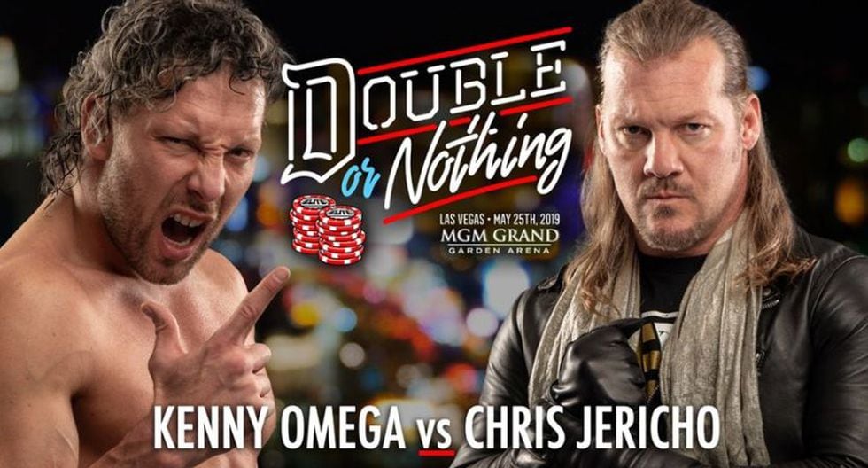 Kenny Omega enfrentará a Chris Jericho en el primer pay-per-view. (Twitter: @AEWrestling)