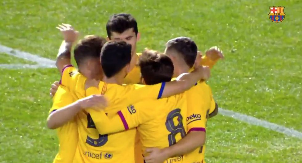 El gol de Carles Pérez ante Cartagena. (Barca TV)
