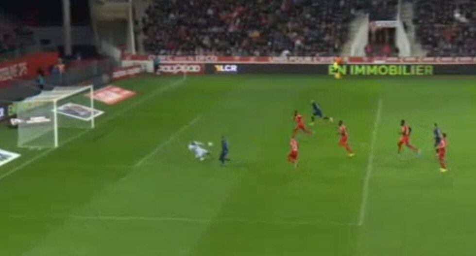 Kylian Mbappé anotó un golazo tras pase de Di María en la Ligue 1 2019-20