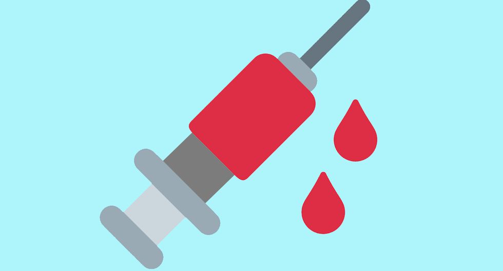 ¿Sabes qué es realmente el emoji de WhatsApp de una jeringa con sangre? Su explicación es de terror. (Foto: Emojipedia)