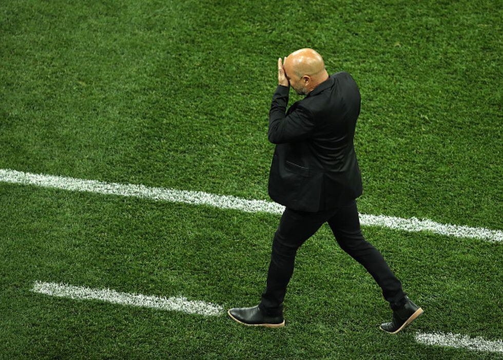 Jorge Sampaoli quedó eliminado en octavos de final de Rusia 2018. (Getty Images)