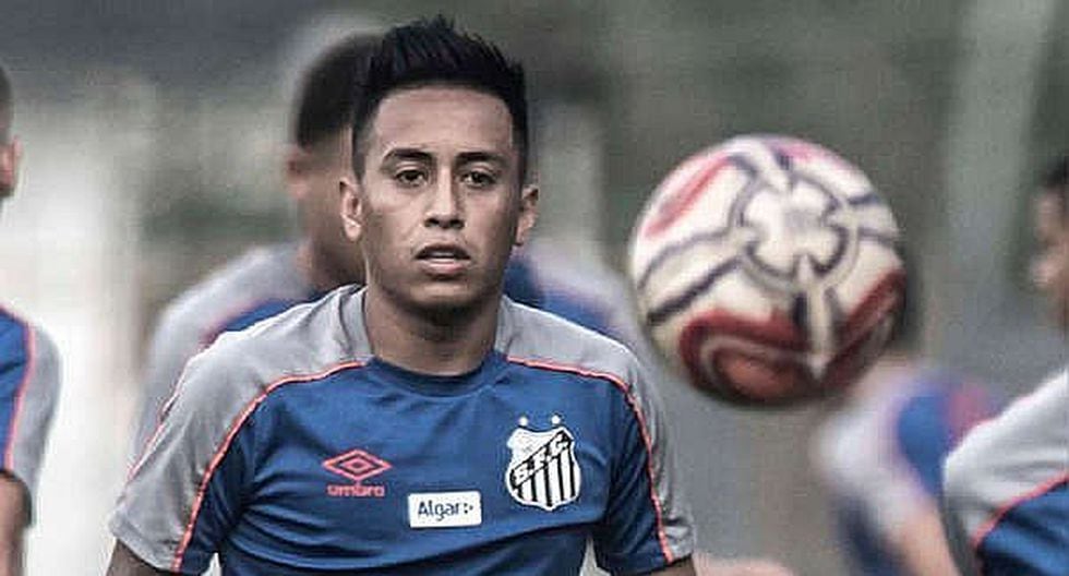 Christian Cueva llegó a Santos por 7 millones de dólares procedente del Krasnodar. (Globoesporte)
