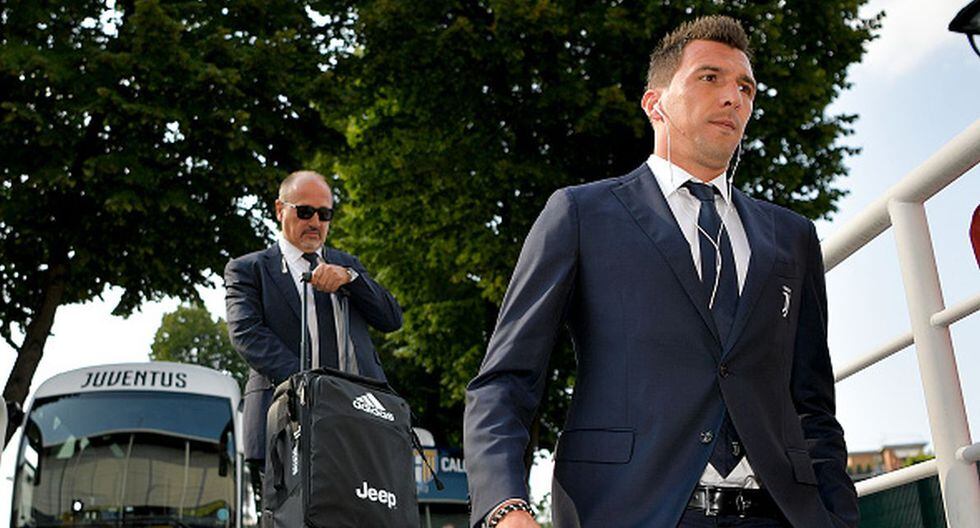 Mario Mandzukic no fue inscrito para la Champions League por Sarri. (Getty Images)